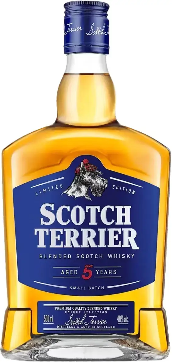 Виски Scotch Terrier Blended Aged 5 Years, 0.5 л