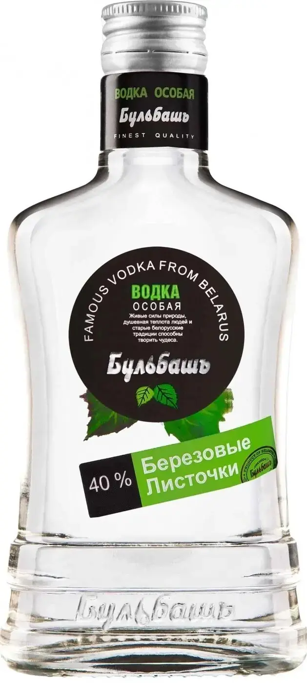 Водка Бульбашъ Березовые листочки, 0.1 л