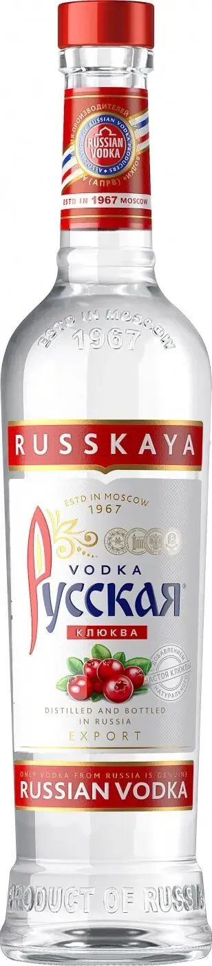 Водка Русская Клюква, 0.5 л