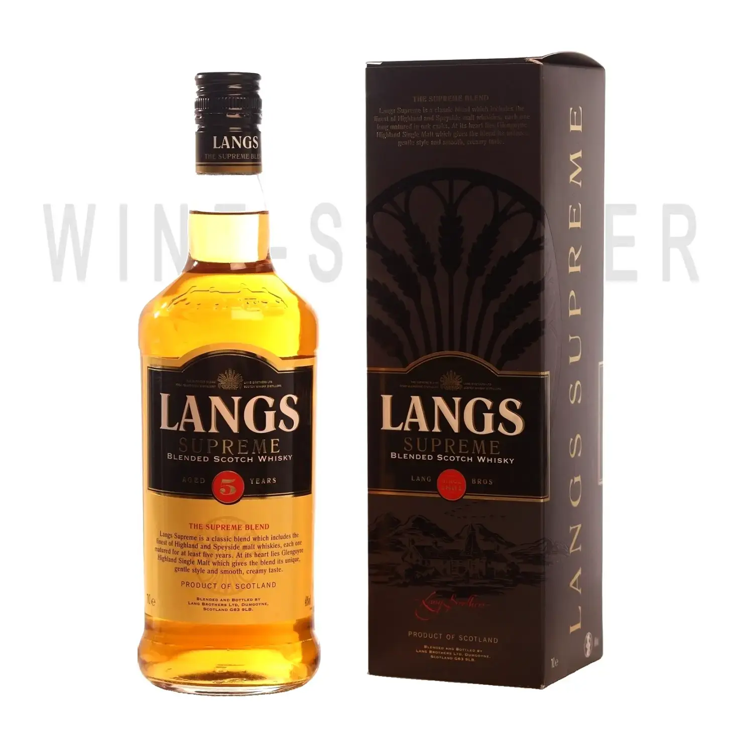 Виски Langs Supreme 5 Years Old 0.7 л