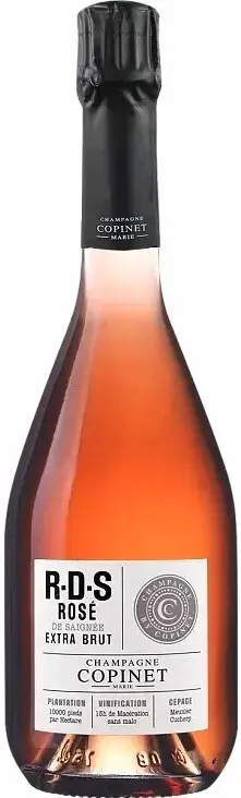Шампанское Marie Copinet Rose de Saignee Extra Brut Champagne AOC, 2015, 0.75 л