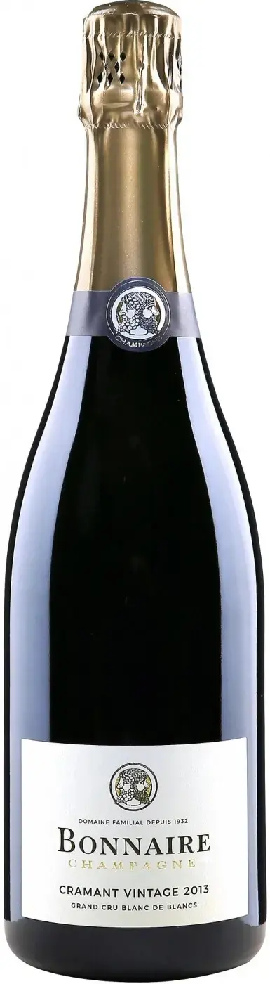  Champagne Bonnaire Cramant Vintage Grand Cru Blanc de Blancs AOC, 2015, 0.75 л