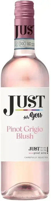 Вино Just Pinot Grigio Blush delle Venezie DOC, 2022, 0.75 л