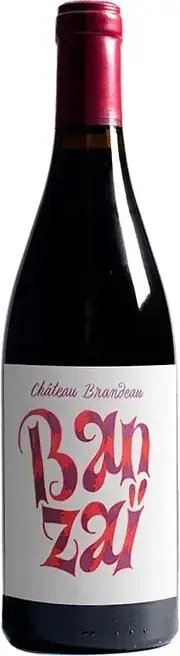 Вино Chateau Brandeau Banzai Castillon Cotes de Bordeaux AOC, 2022, 0.75 л
