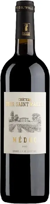 Вино Chateau Tour Saint Martin Medoc AOP, 2020, 0.75 л