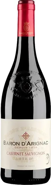 Вино Baron d'Arignac Cabernet Sauvignon, 0.75 л
