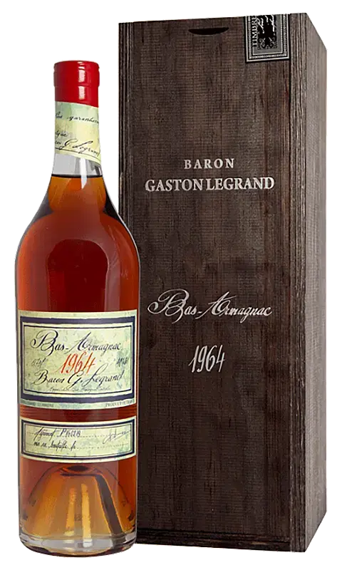 Арманьяк Baron G. Legrand Bas Armagnac in box 1964 0.7 л