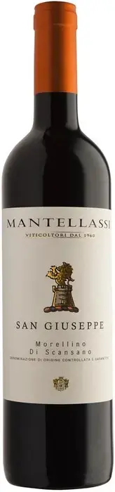 Вино Mantellassi San Giuseppe Morellino di Scansano DOCG, 2021, 0.75 л