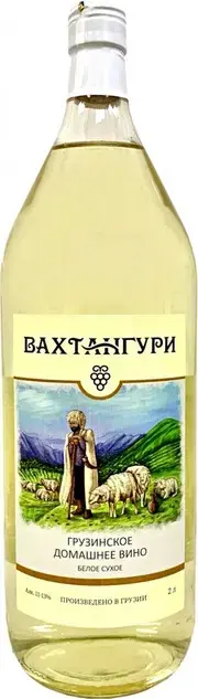 Вино Вахтангури Белое Сухое, 2 л