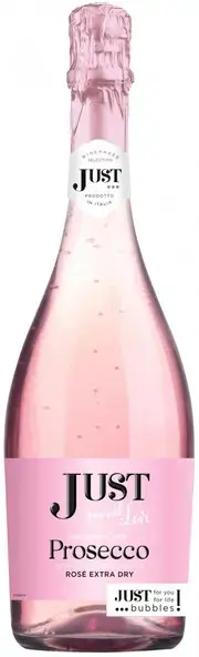 Игристое вино Just Prosecco Rose DOC Extra Dry, 0.75 л