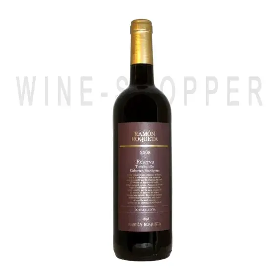 Вино Catalunya DO Ramon Roqueta Reserva Tempranillo Cabernet Sauvignon 2012 0.75 л