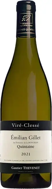 Вино  Domaine Emilian Gillet Vire-Clesse Quintaine AOC, 2021, 0.75 л