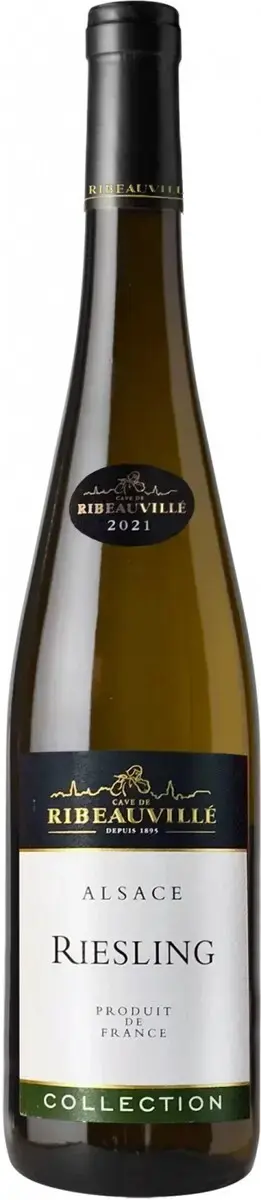 Вино Cave de Ribeauville Riesling Alsace AOC, 2021, 0.75 л
