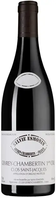 Вино Sylvie Esmonin Gevrey‐Chambertin 1er Cru Clos St.-Jacques AOC, 2020, 0.75 л