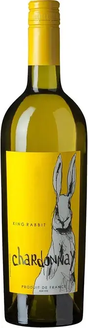Вино King Rabbit Chardonnay Pays d'Oc IGP, 2022, 0.75 л