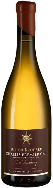 Вино Julien Brocard Chablis 1-er Cru Les Vaudevey AOC, 2022, 0.75 л