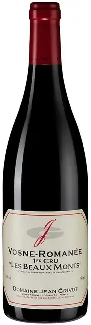 Вино Domaine Jean Grivot Vosne-Romanee 1er Cru AOC Les Beaux Monts, 2019, 0.75 л