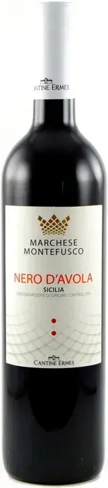 Вино Marchese Montefusco Nero d'Avola Sicilia DOC, 2023, 0.75 л