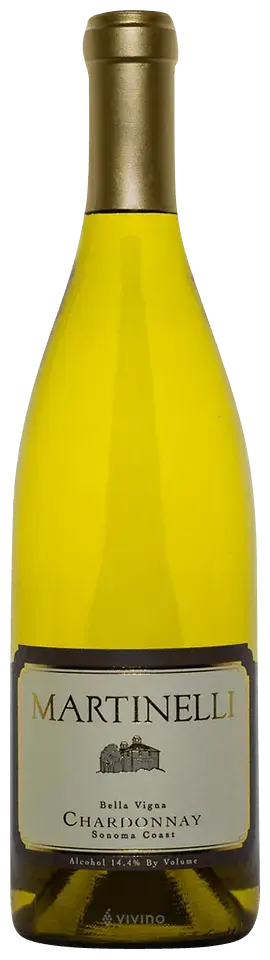 Вино  Martinelli Bella Vigna Chardonnay 2020 0.75 л