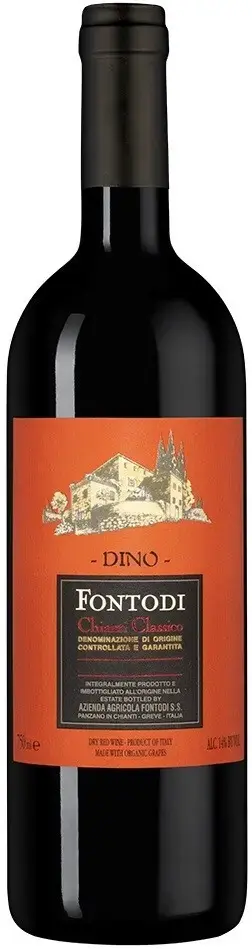 Вино Fontodi Dino Chianti Classico DOCG, 2021, 0.75 л