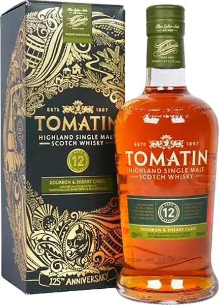 Виски Tomatin 12 Years Old 0.7 л