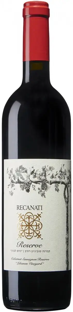 Вино Recanati Reserve Cabernet Sauvignon Lebanon Vineyard, Кosher, 2020, 0.75 л