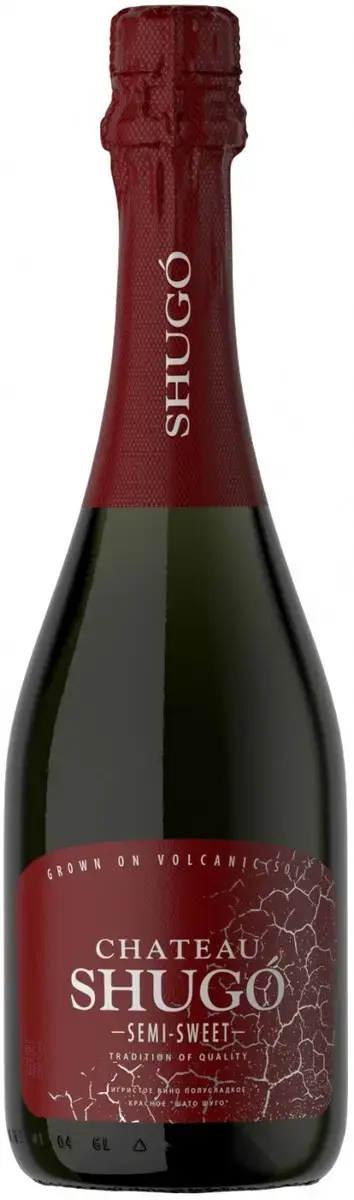 Игристое вино Chateau Shugo Red Semi-Sweet, 0.75 л
