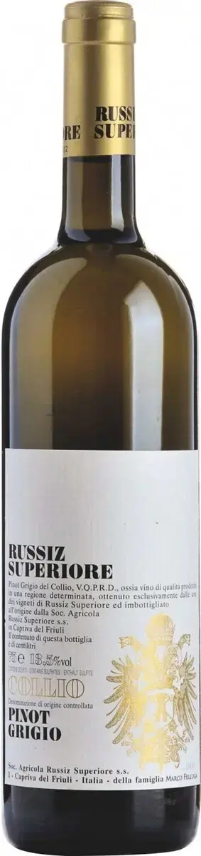 Вино Russiz Superiore Collio Pinot Grigio DOC, 2023, 0.75 л