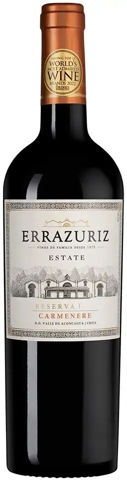 Вино Errazuriz Estate Carmenere, 2023, 0.75 л