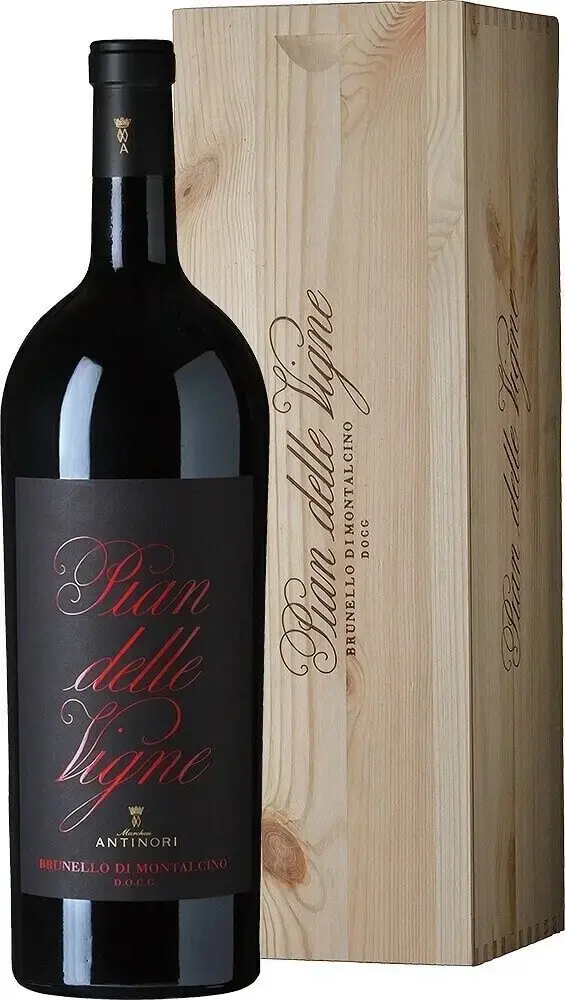 Вино Pian delle Vigne Brunello di Montalcino DOCG, wooden box, 2019, 1.5 л