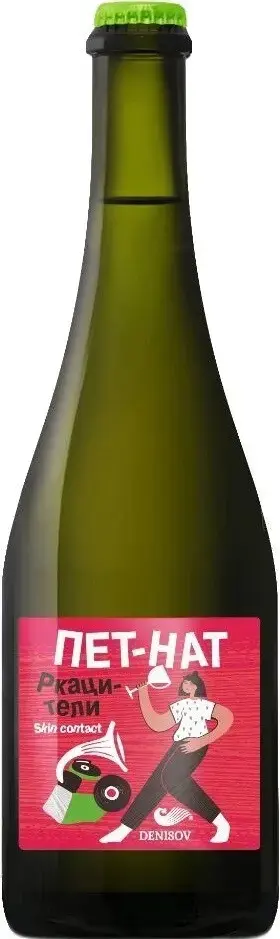 Игристое вино Denisov Winery Pet-Nat Rkatsiteli Extra Brut, 2023, 0.75 л