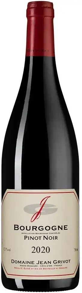 Вино Domaine Jean Grivot Bourgogne Pinot Noir AOC, 2020, 0.75 л