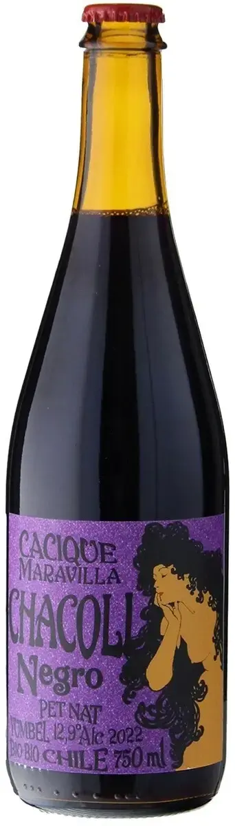 Игристое вино Cacique Maravilla Chacoli Negro Pet Nat Secano Interior de Yumbel DO, 2022, 0.75 л