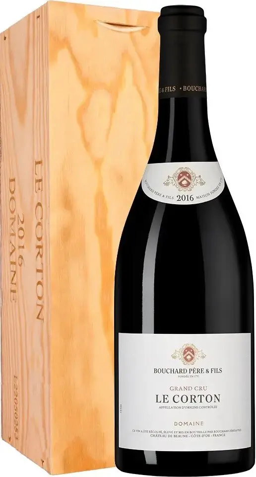 Вино Bouchard Pere et Fils Le Corton Grand Cru AOC wooden box, 2016, 0.75 л