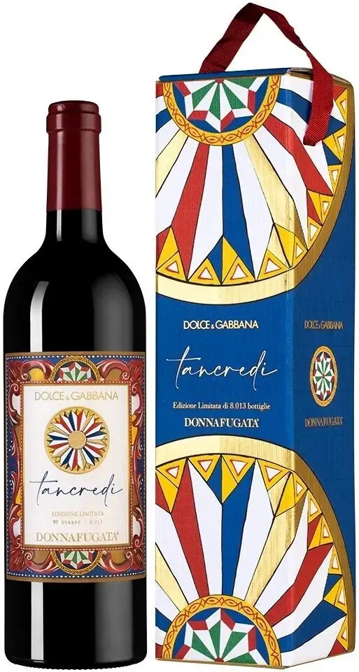 Вино Tancredi Contessa Entellina DOC, gift box Dolce and Gabbana, 2018, 0.75 л