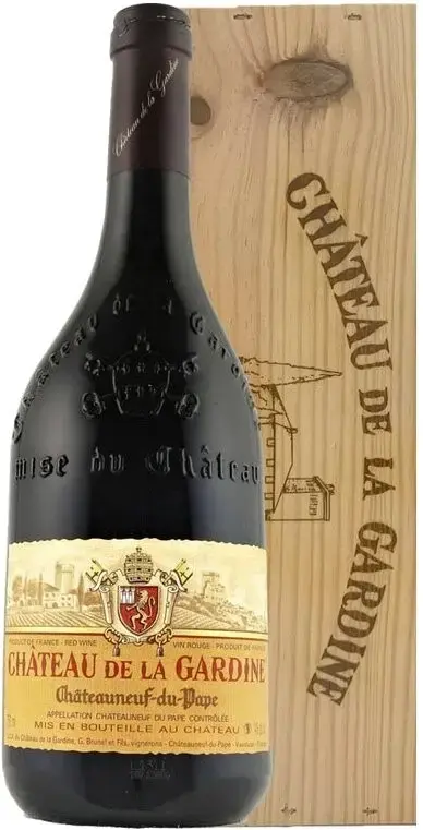 Вино Chateau de la Gardine Chateauneuf du Pape AOC, wooden box, 2019, 0.75 л