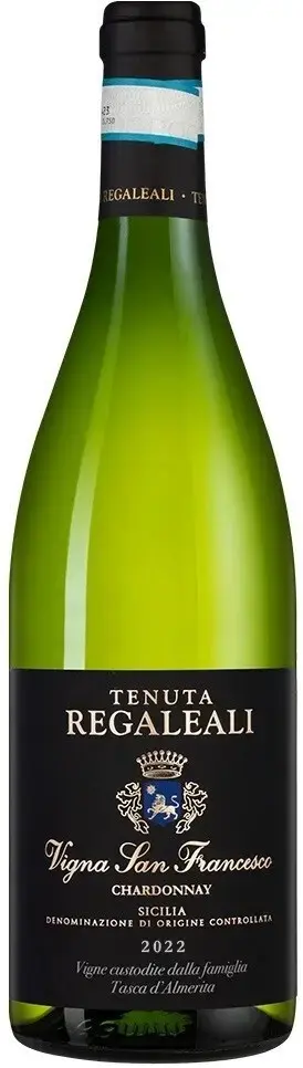 Вино Tasca d'Almerita Chardonnay Vigna San Francesco Sicilia DOC, 2022, 0.75 л