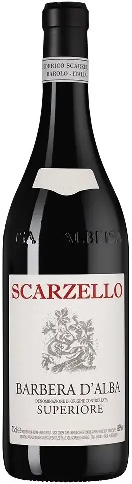 Вино Scarzello Barbera d'Alba Superiore DOC, 2021, 0.75 л