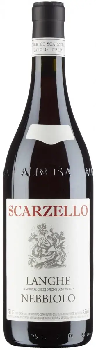 Вино Scarzello Langhe Nebbiolo DOC, 2022, 0.75 л