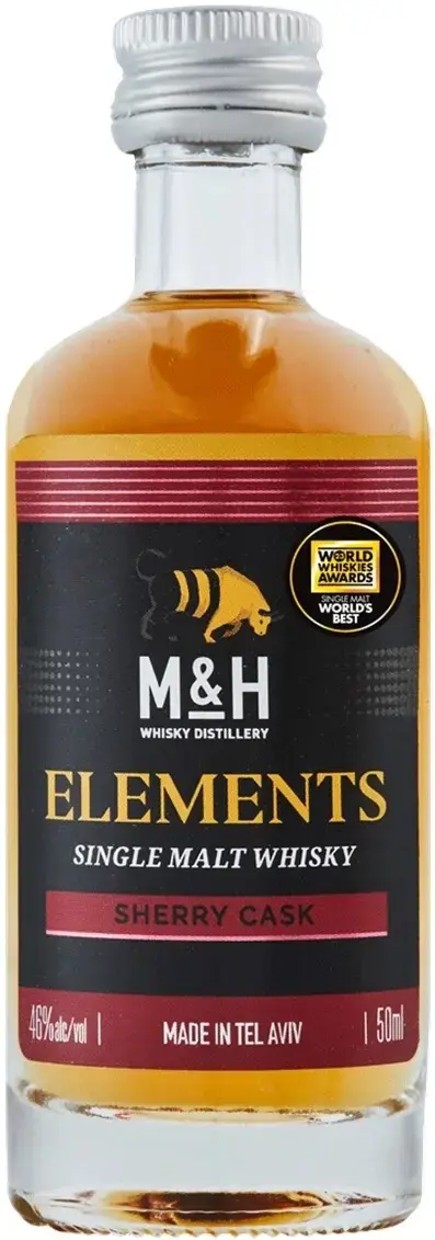 Виски M&H Elements Sherry, 0.05 л