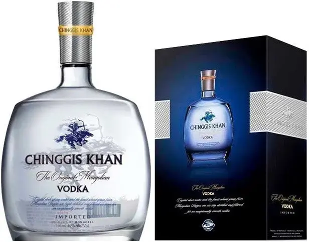 Водка Chinggis Khan, gift box, 1 л