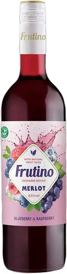 Винный напиток Domaine Boyar Frutino Merlot Blueberry & Raspberry, 2023, 0.75 л