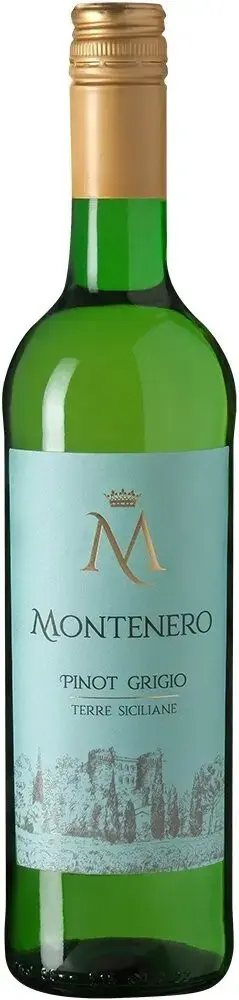Вино Montenero Pinot Grigio Terre Siciliane IGT, 2023, 0.75 л