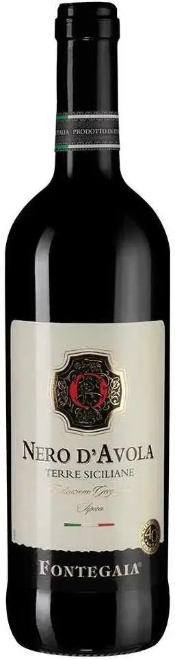 Вино Fontegaia Nero d'Avola IGT, 2023, 0.75 л
