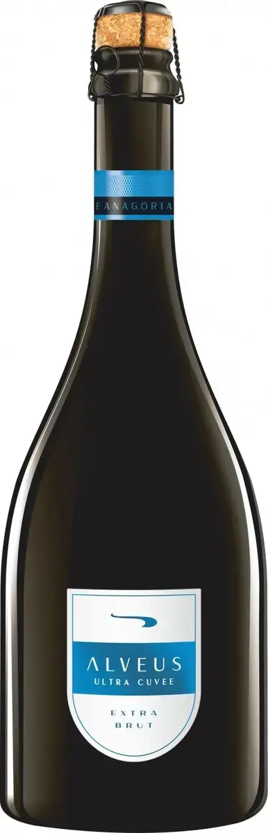 Вино Fanagoria Alveus Ultra Cuvee Extra Brut Blanc, 2022, 0.75 л