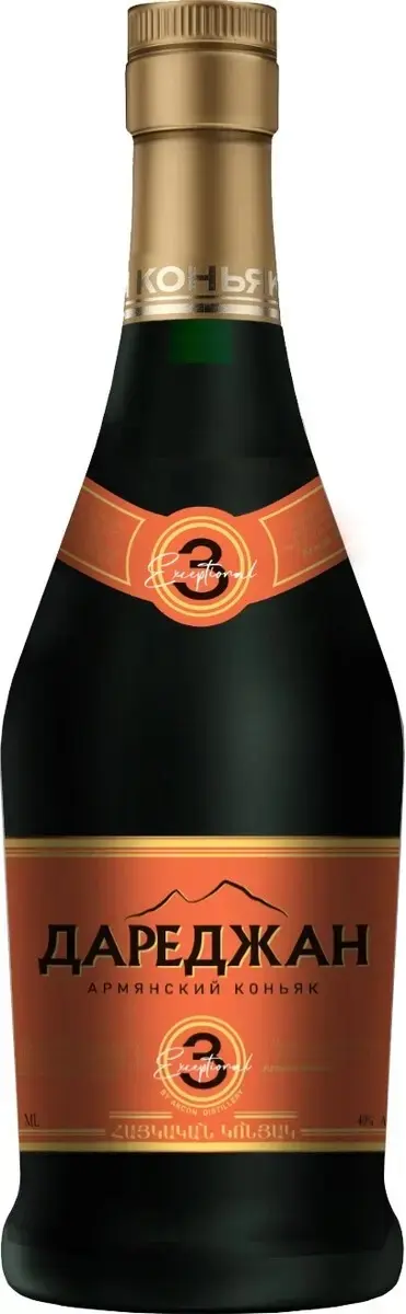 Коньяк Дареджан 3-летний, 0.25 л