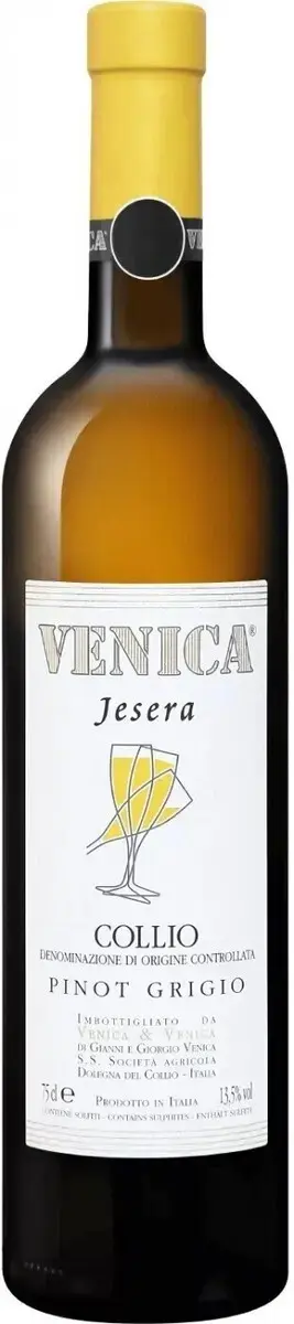 Вино Venica & Venica Jesera Pinot Grigio Collio DOC, 2023, 0.75 л