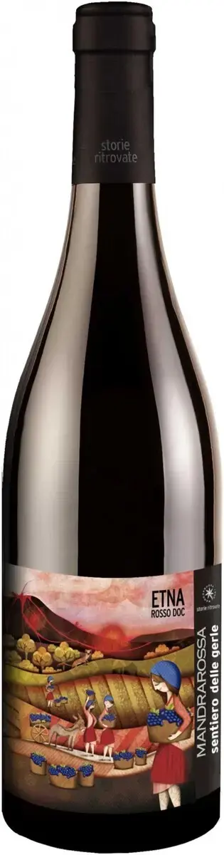Вино Mandrarossa Sentiero delle Gerle Etna Rosso DOC, 2021, 0.75 л