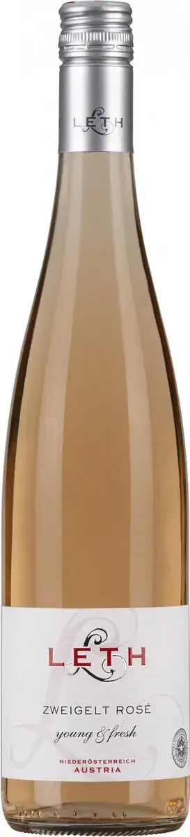 Вино Leth Young & Fresh Zweigelt Rose, 2023, 0.75 л