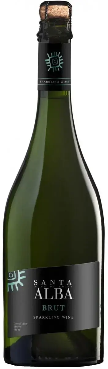 Игристое вино Santa Alba Brut, 0.75 л